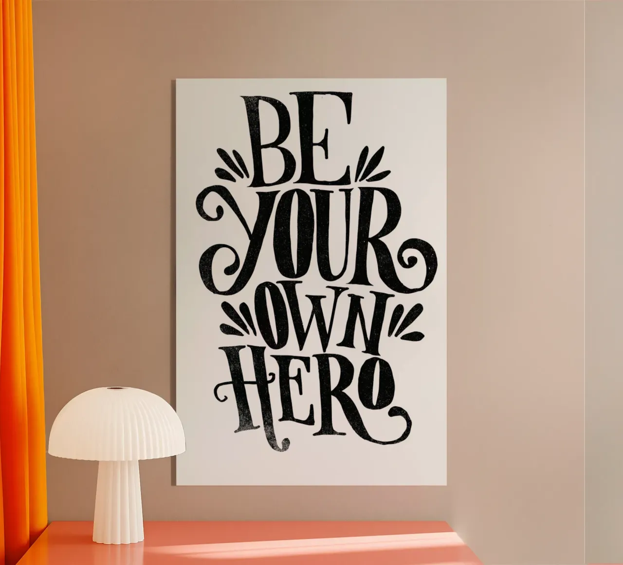 Be Your Own Hero plexiglass da Matthew Taylor Wilson