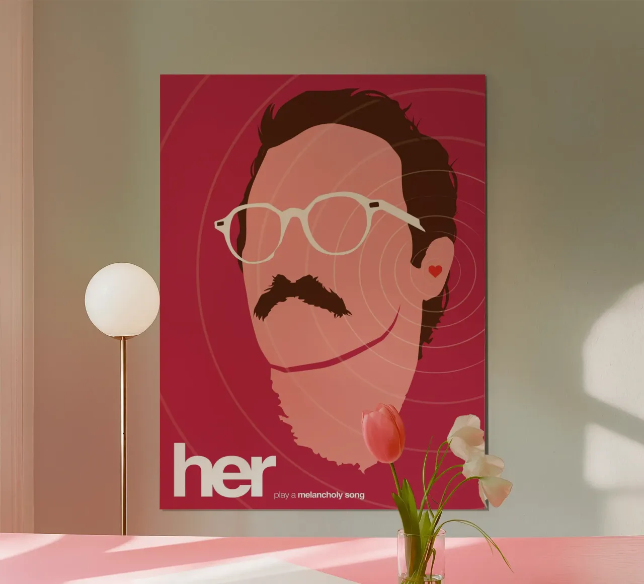 Her poster con telaio in plastica da 2toastdesign