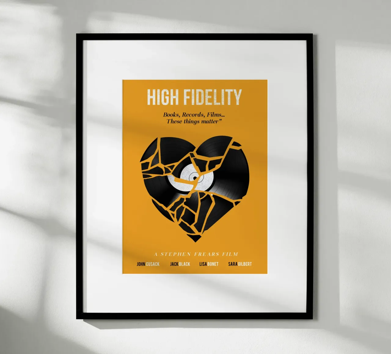 High fidelity poster met aluminium frame van 2toastdesign
