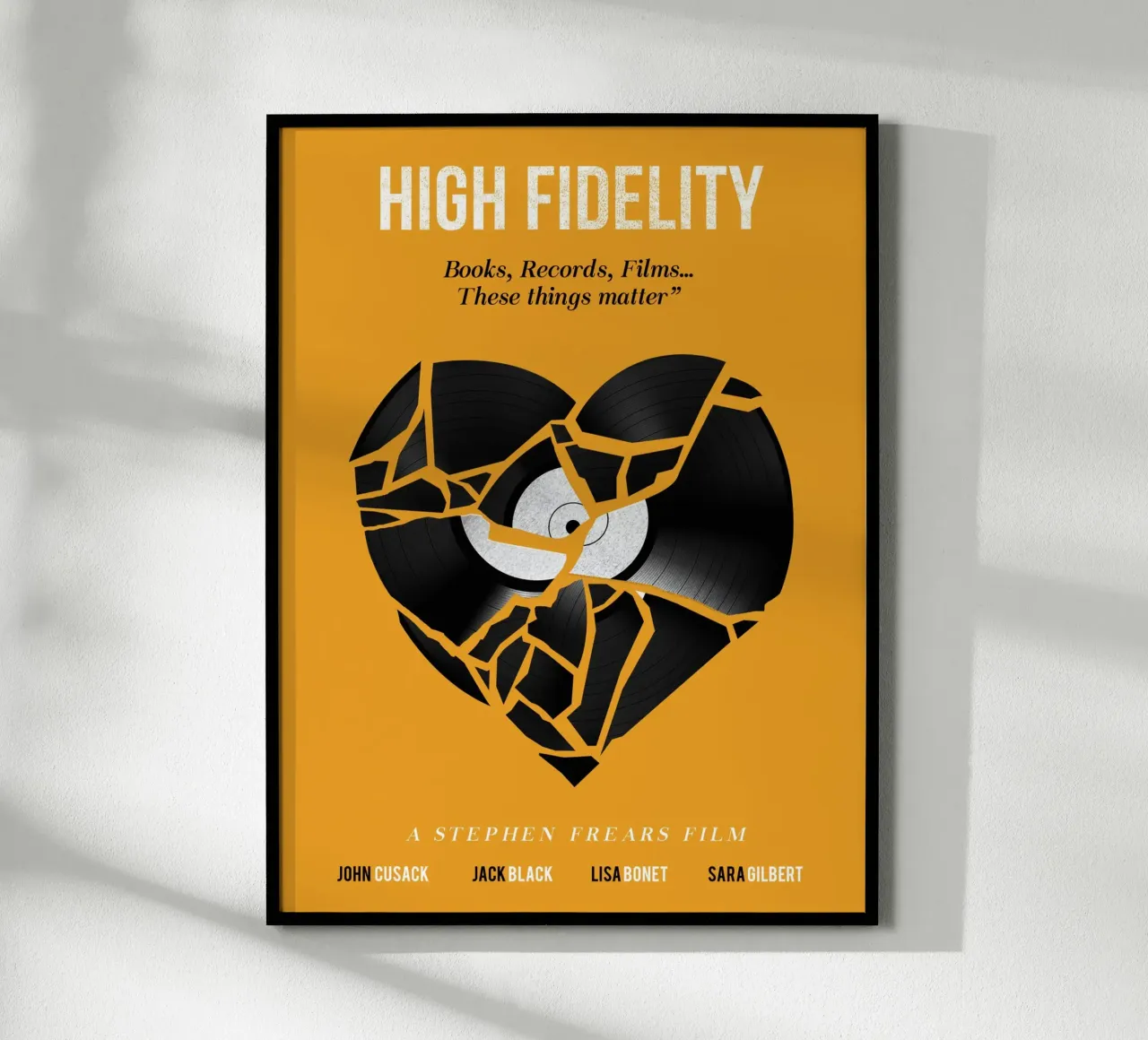 High fidelity poster met aluminium frame van 2toastdesign