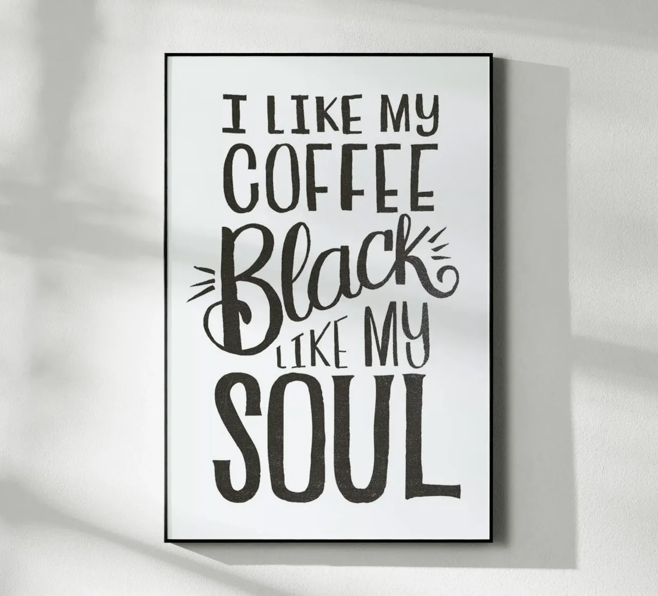 Black Coffee plexiglass da Matthew Taylor Wilson