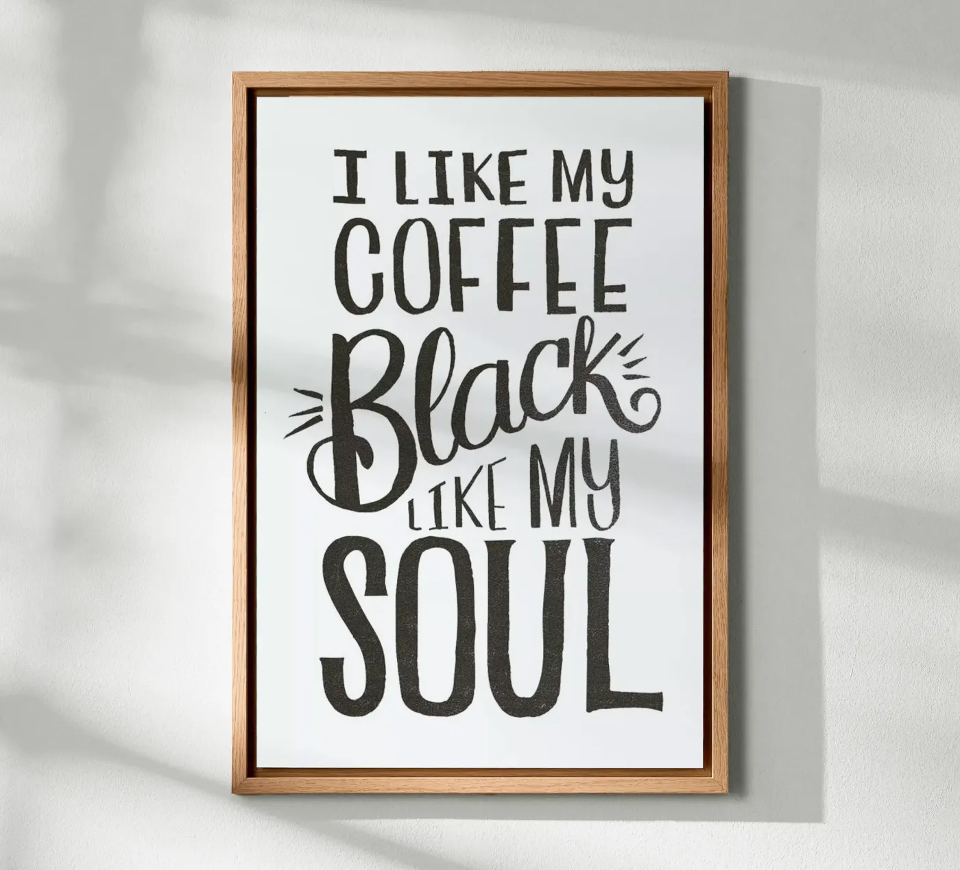 Black Coffee alluminio dibond da Matthew Taylor Wilson