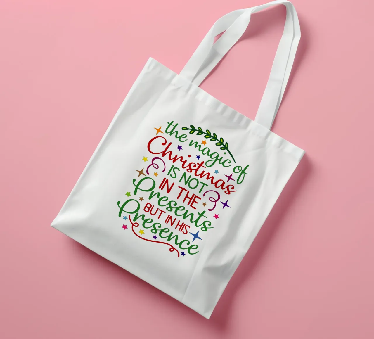 la magie de noël tote bag de onefeelshop