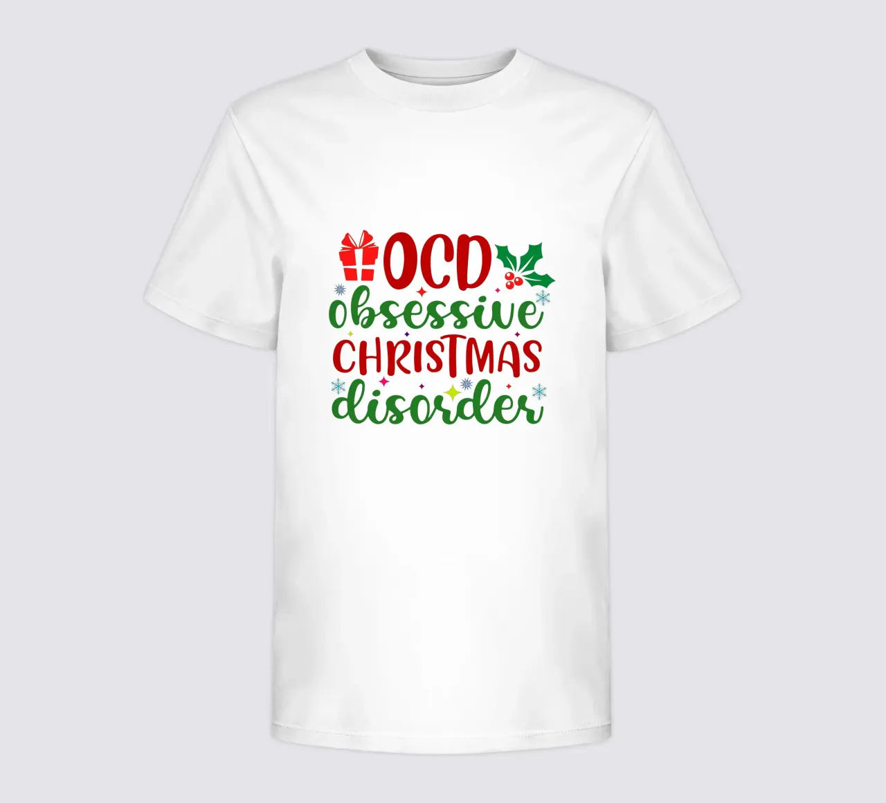 OCD : Disturbo Ossessivo Natalizio t-shirt bambini da onefeelshop