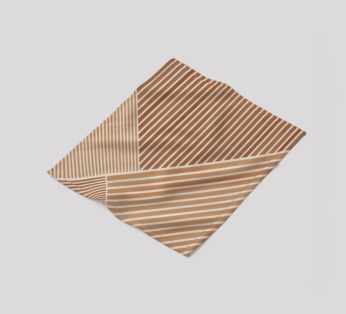 Geometric Pattern with Parallel Lines Fleecedecke von Melloi Art Print