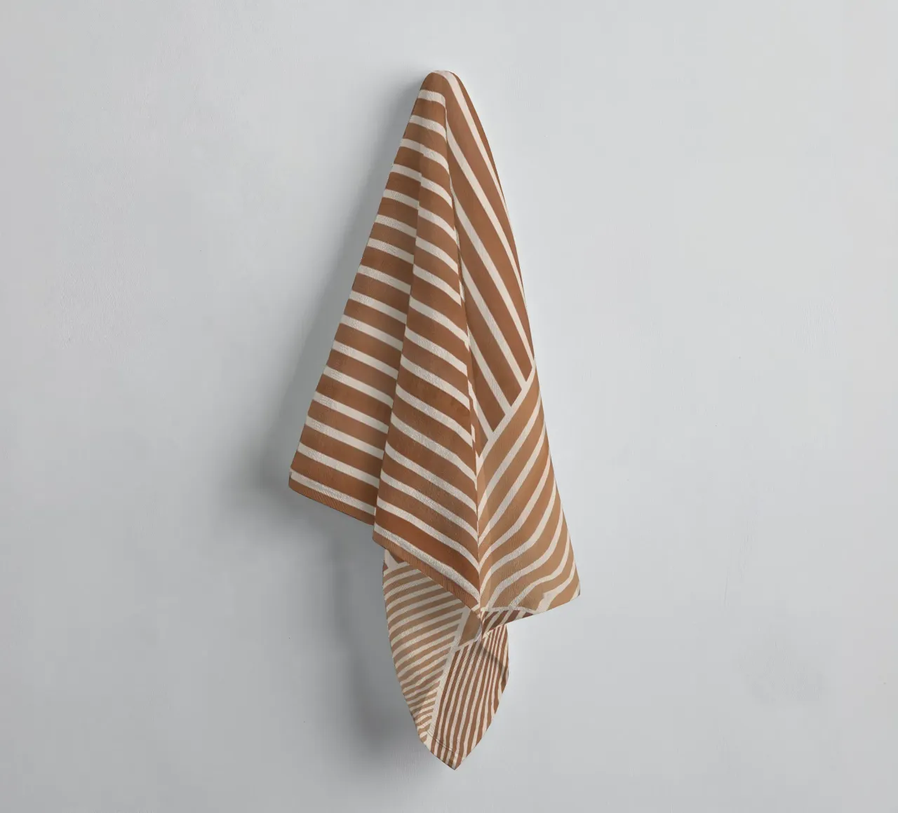 Geometric Pattern with Parallel Lines towel by Melloi Art Print