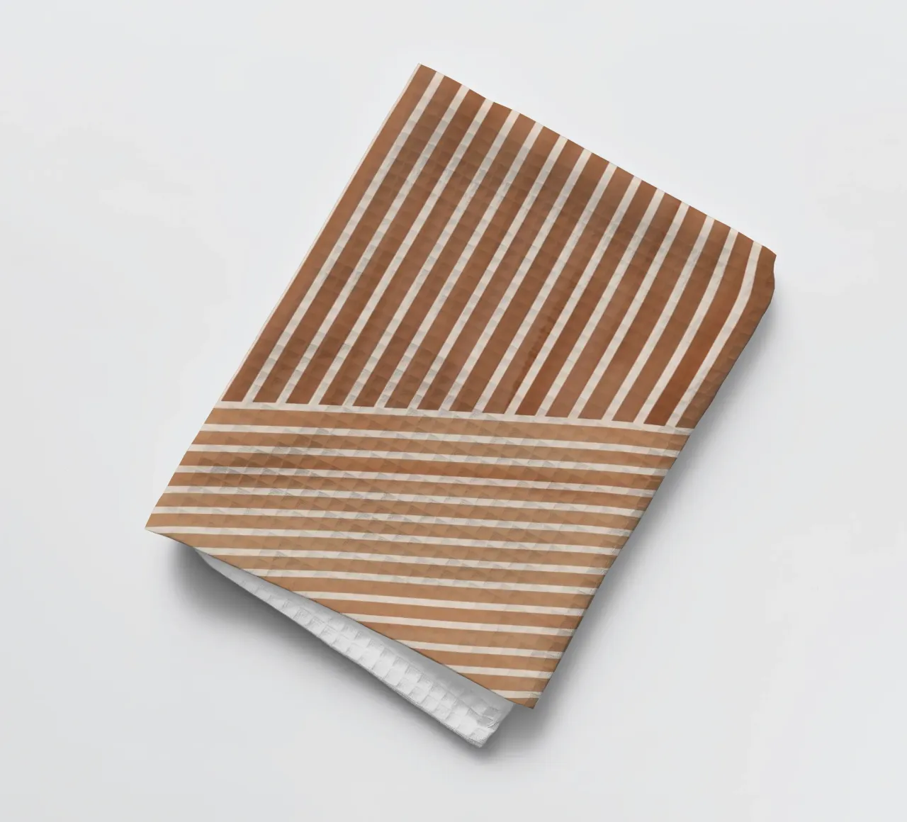 Geometric Pattern with Parallel Lines tea towel by Melloi Art Print