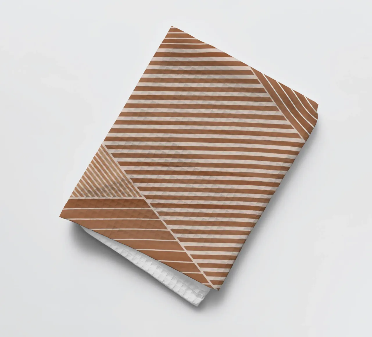 Geometric Pattern with Diagonal Lines tea towel by Melloi Art Print