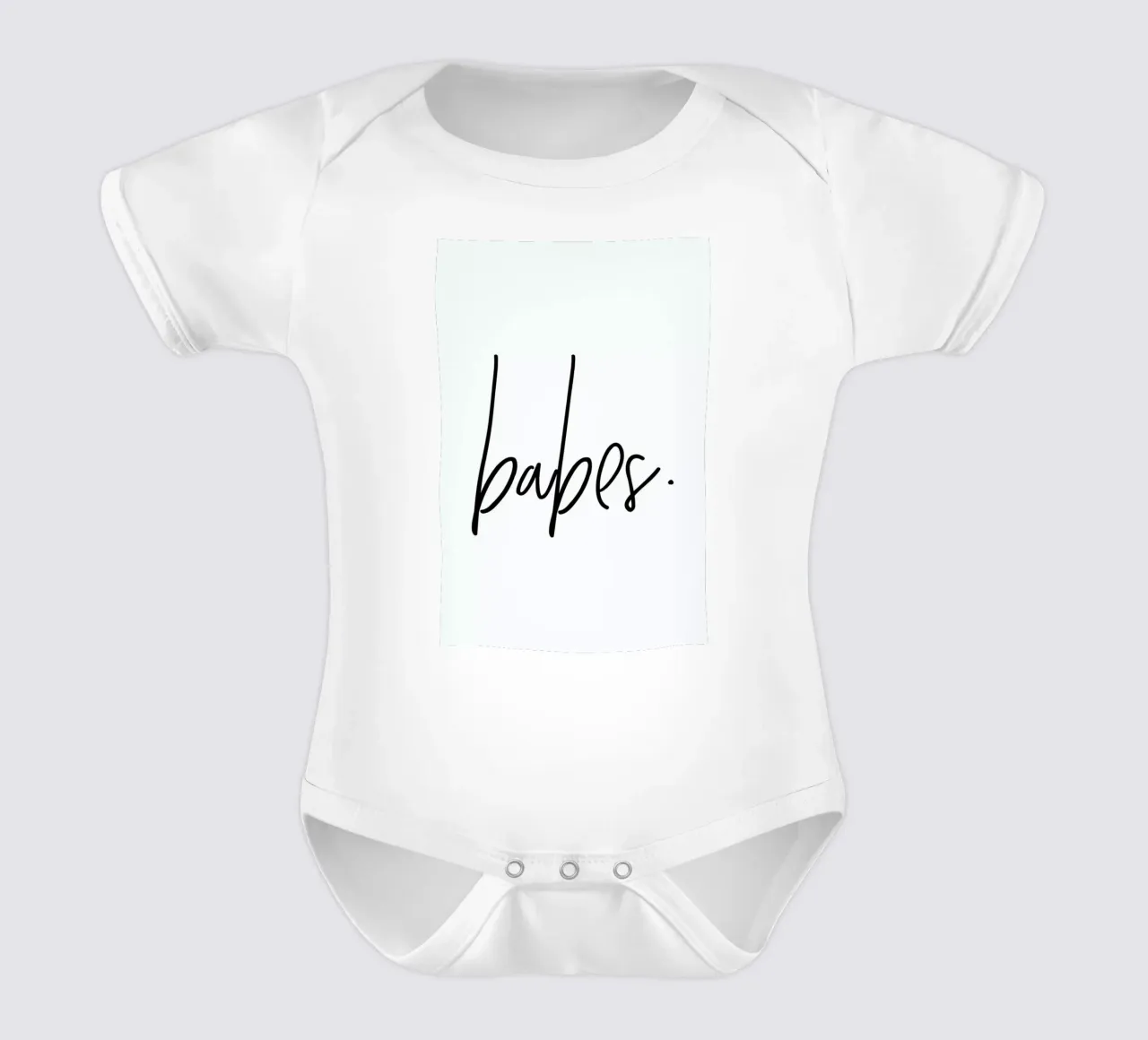 Babes short-sleeve baby romper by Honeymoon Hotel