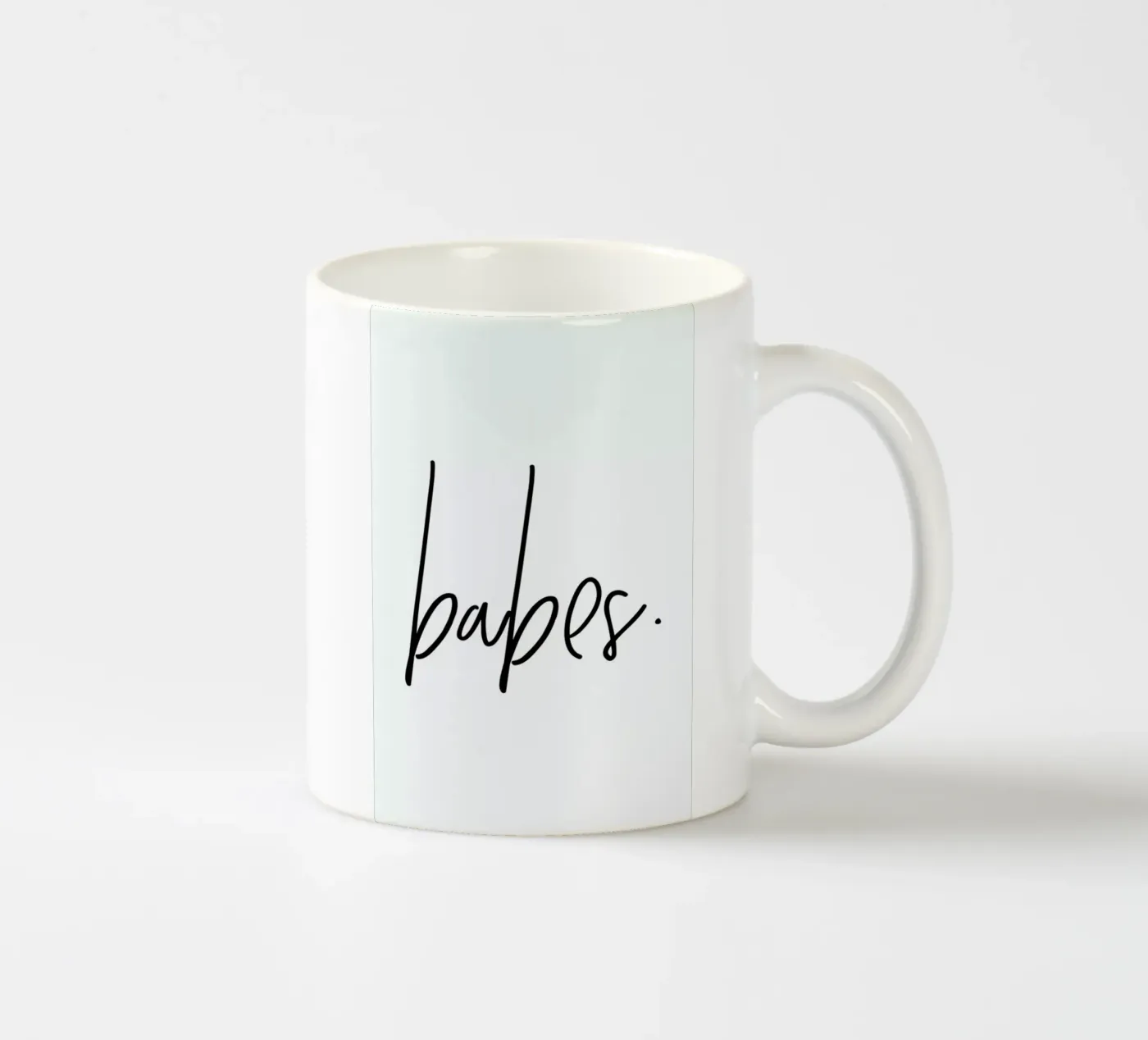 Babes ceramic mug by Honeymoon Hotel