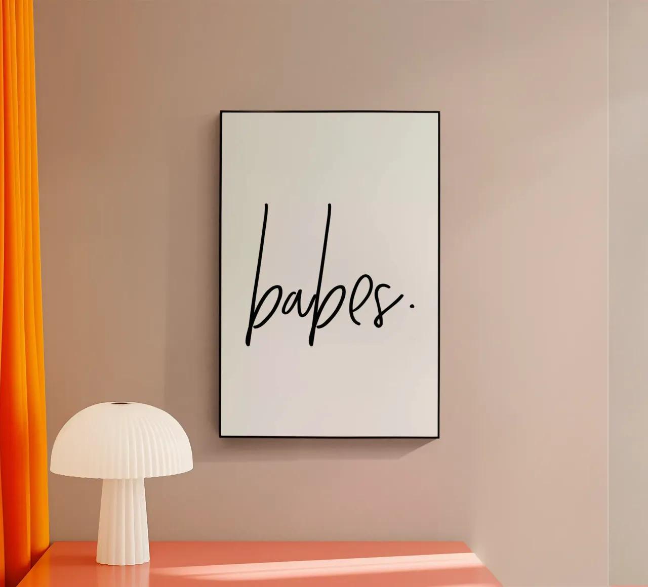 Babes acrylic glass by Honeymoon Hotel