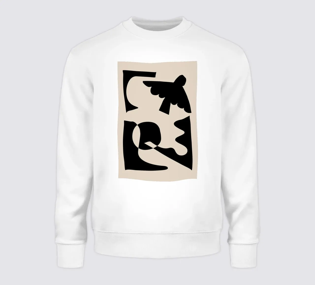 Forme astratte nere felpa da Melloi Art Print