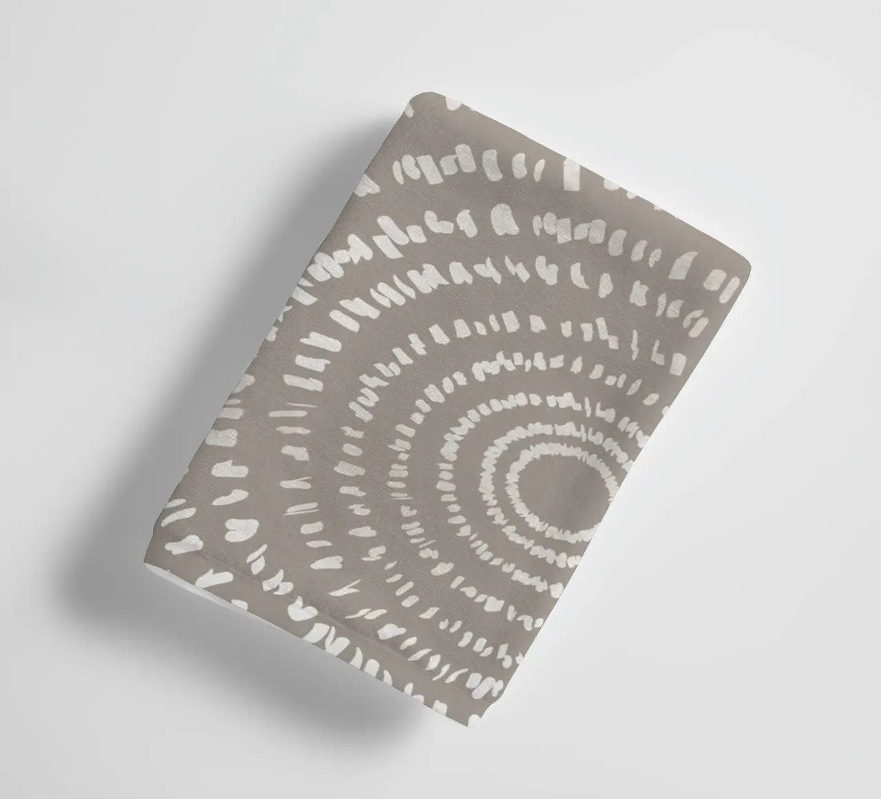 Abstract Circles Dashed Lines towel by Melloi Art Print