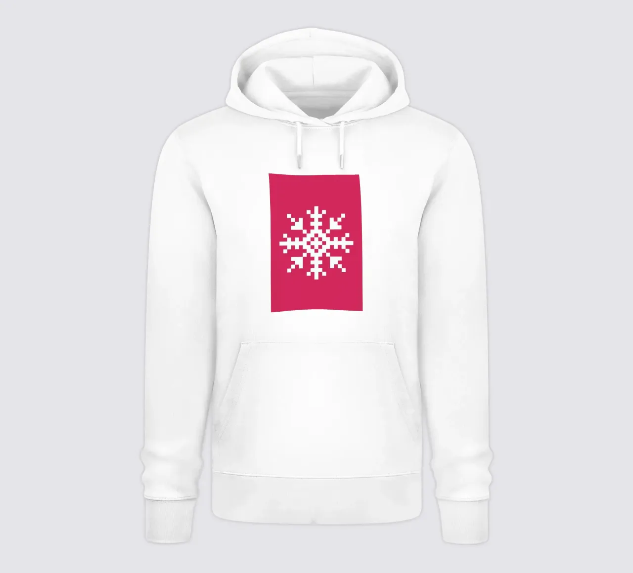 Pink Snowflake 3 felpa con cappuccio da Studio One