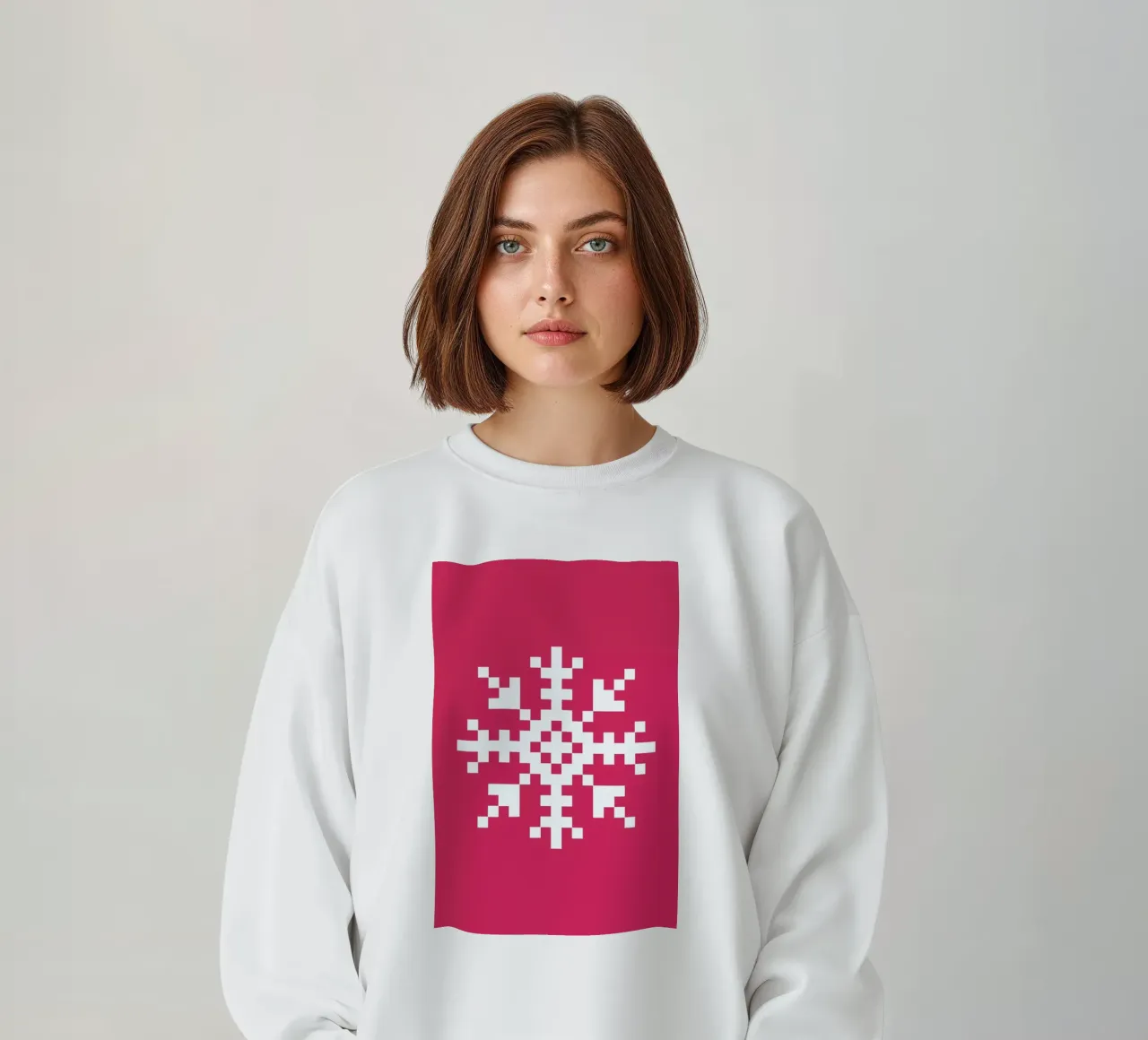 Pink Snowflake 3 felpa da Studio One