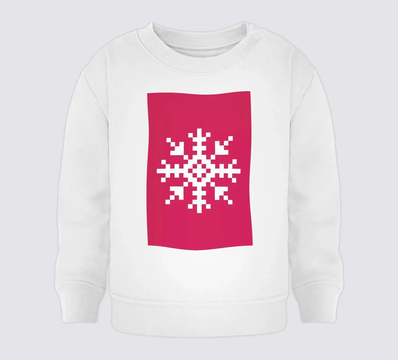 Pink Snowflake 3 felpa neonato da Studio One