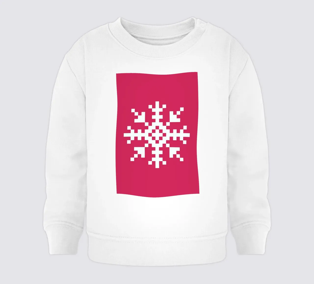 Pink Snowflake 3 felpa neonato da Studio One