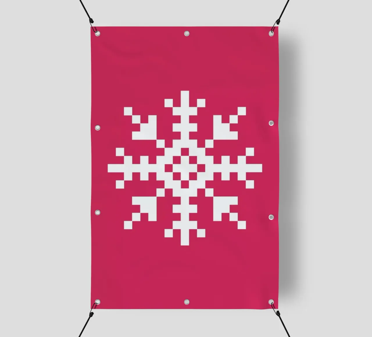 Pink Snowflake 3 telo in pvc da Studio One