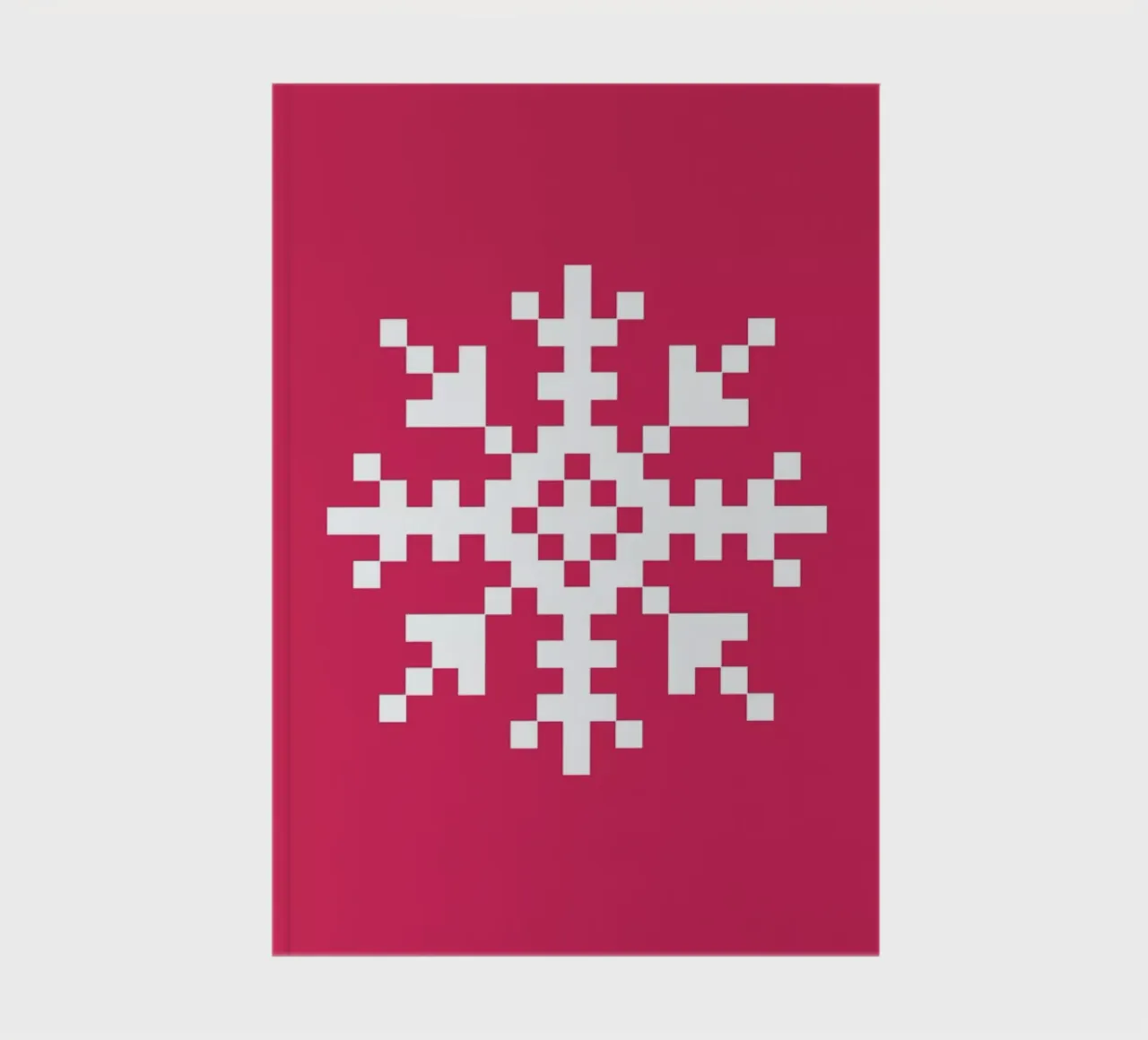 Pink Snowflake 3 notebook by Studio One