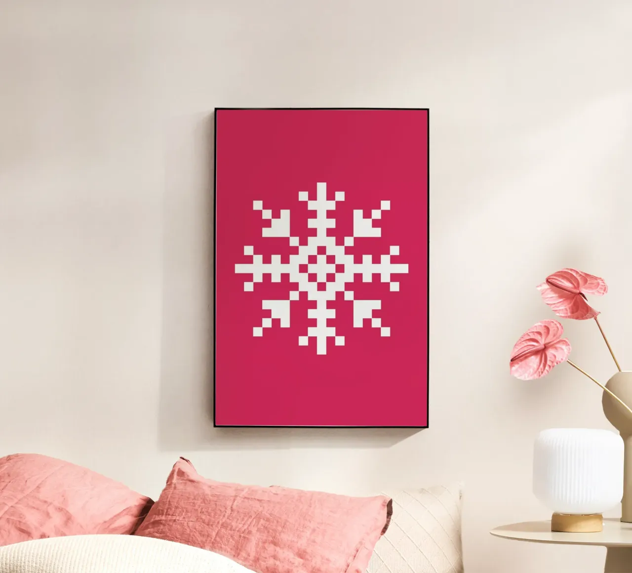 Pink Snowflake 3 plexiglass da Studio One
