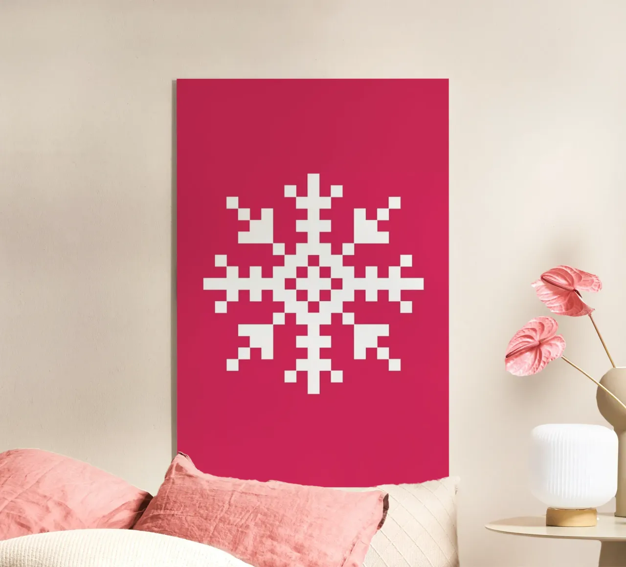 Pink Snowflake 3 plexiglass da Studio One