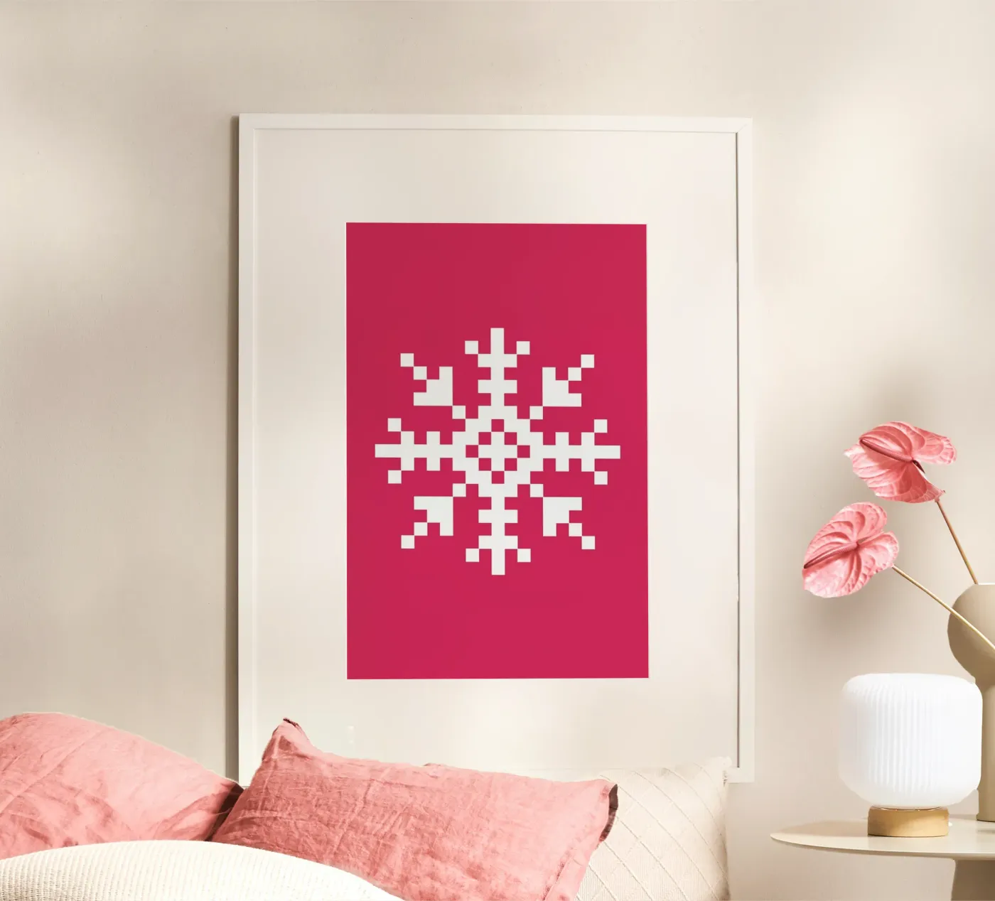 Pink Snowflake 3 poster da Studio One