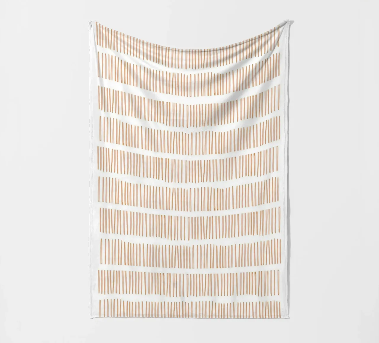 Modello a linee verticali coperta in pile da Melloi Art Print