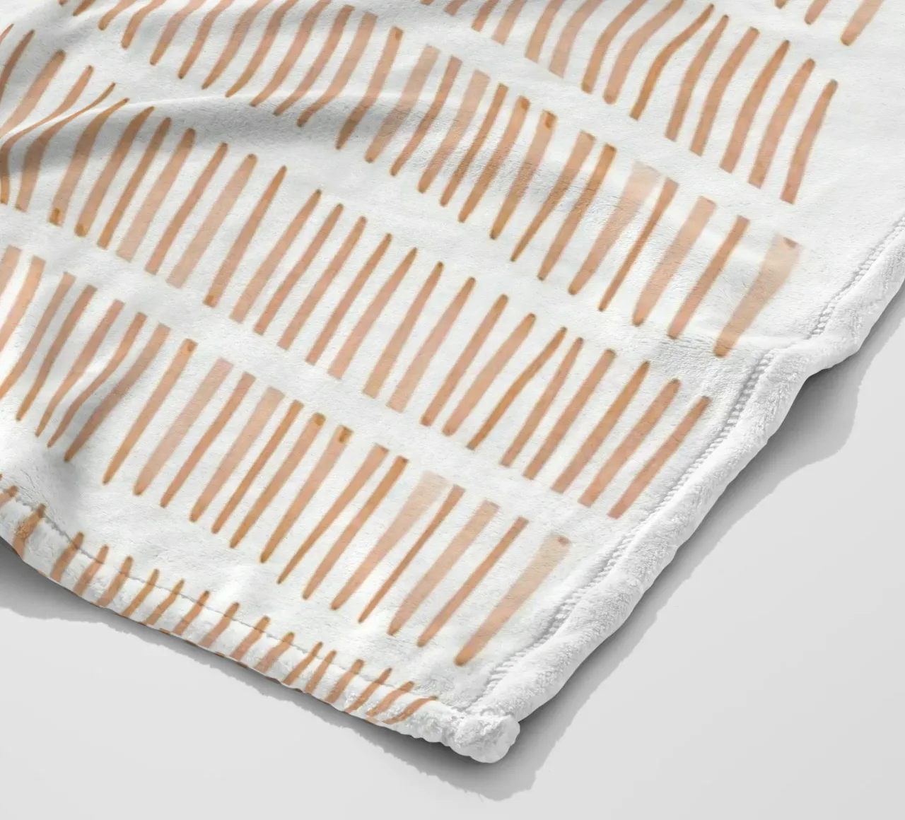 Modello a linee verticali coperta in pile da Melloi Art Print