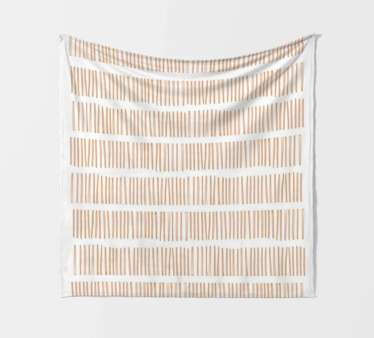 Modello a linee verticali coperta in pile da Melloi Art Print