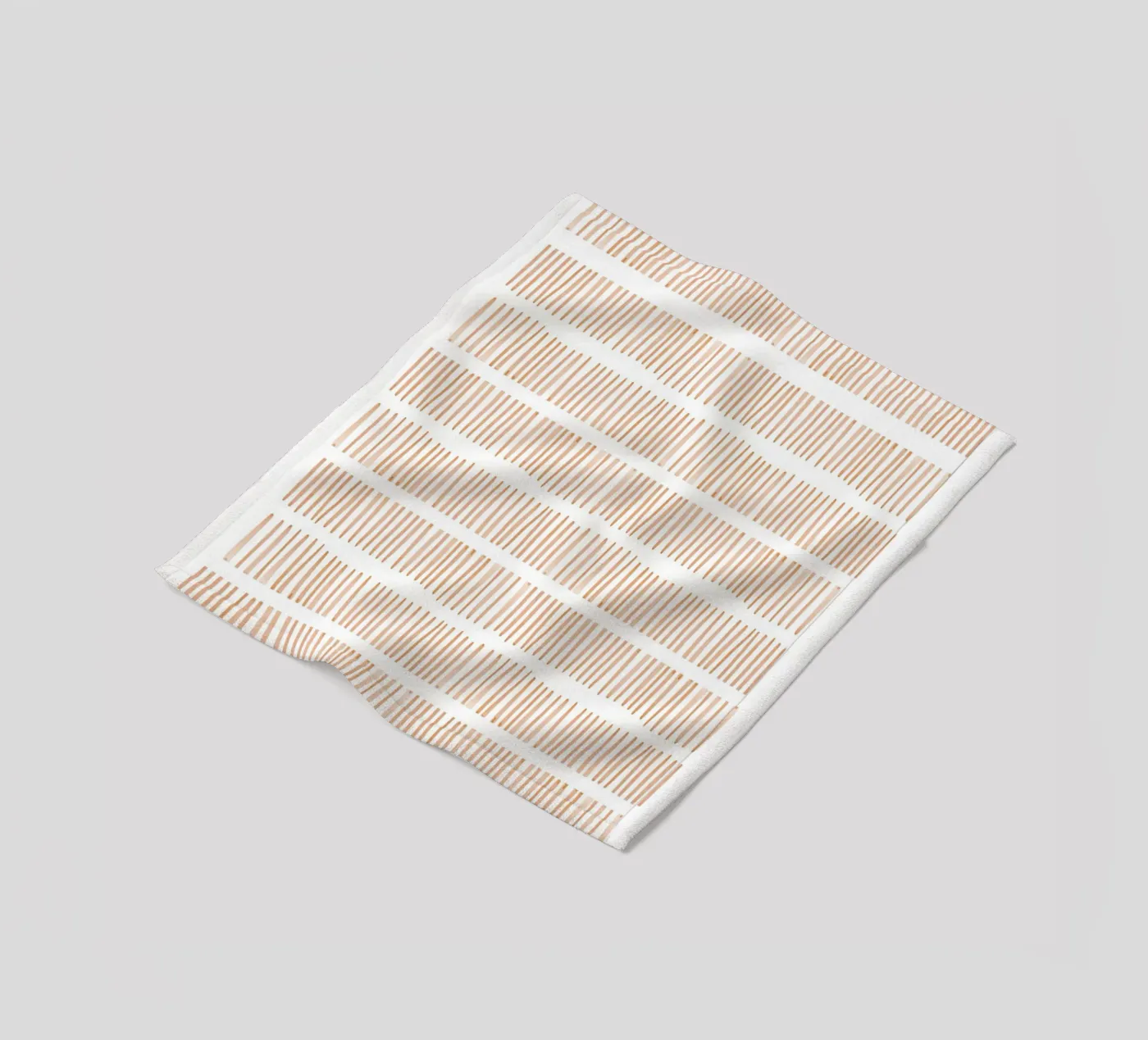 Vertikales Linienmuster Fleecedecke von Melloi Art Print