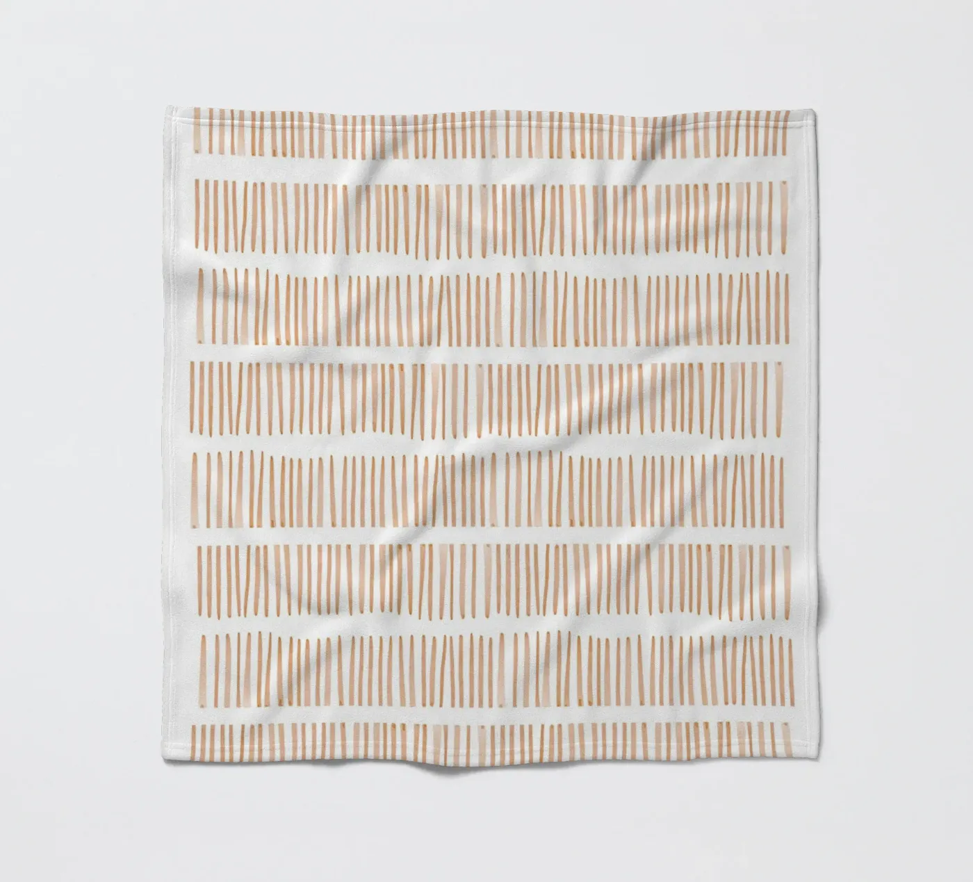 Vertikales Linienmuster Fleecedecke von Melloi Art Print