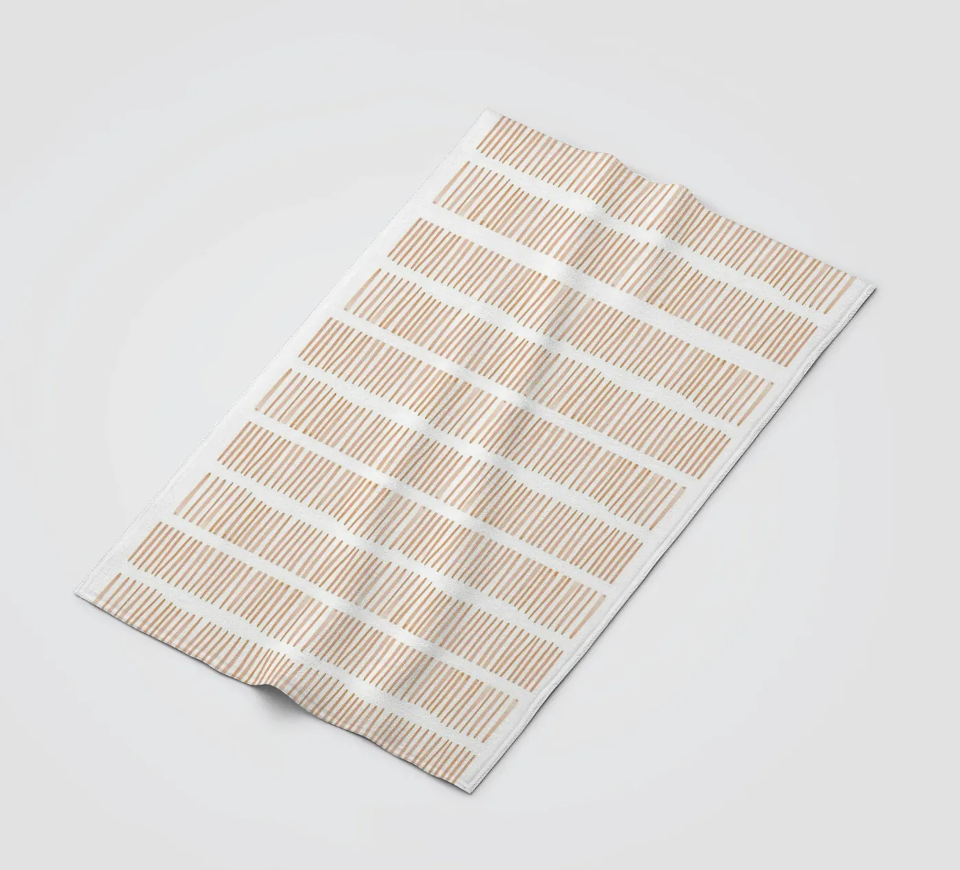 Vertikales Linienmuster Fleecedecke von Melloi Art Print