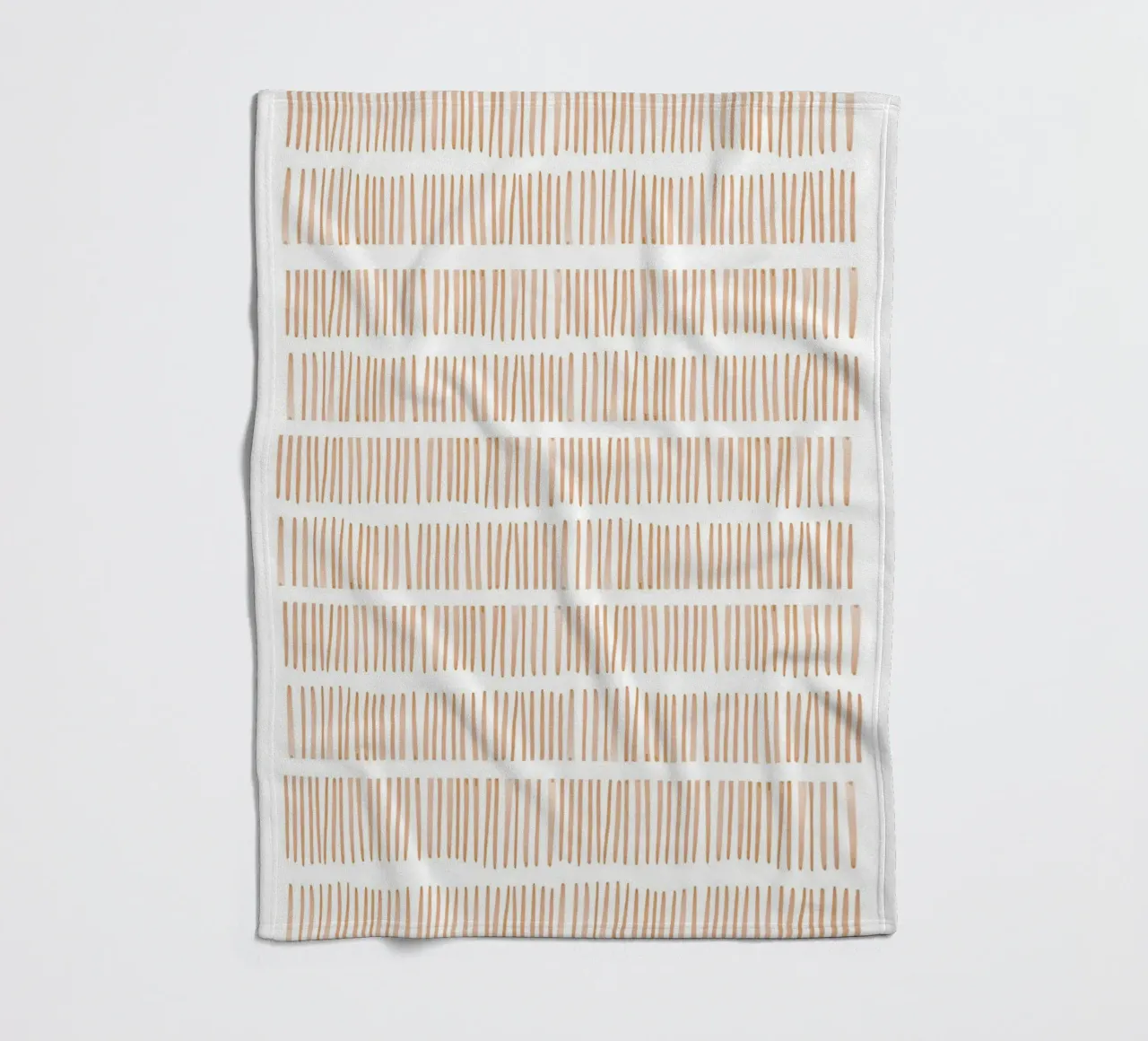 Modello a linee verticali coperta in pile da Melloi Art Print