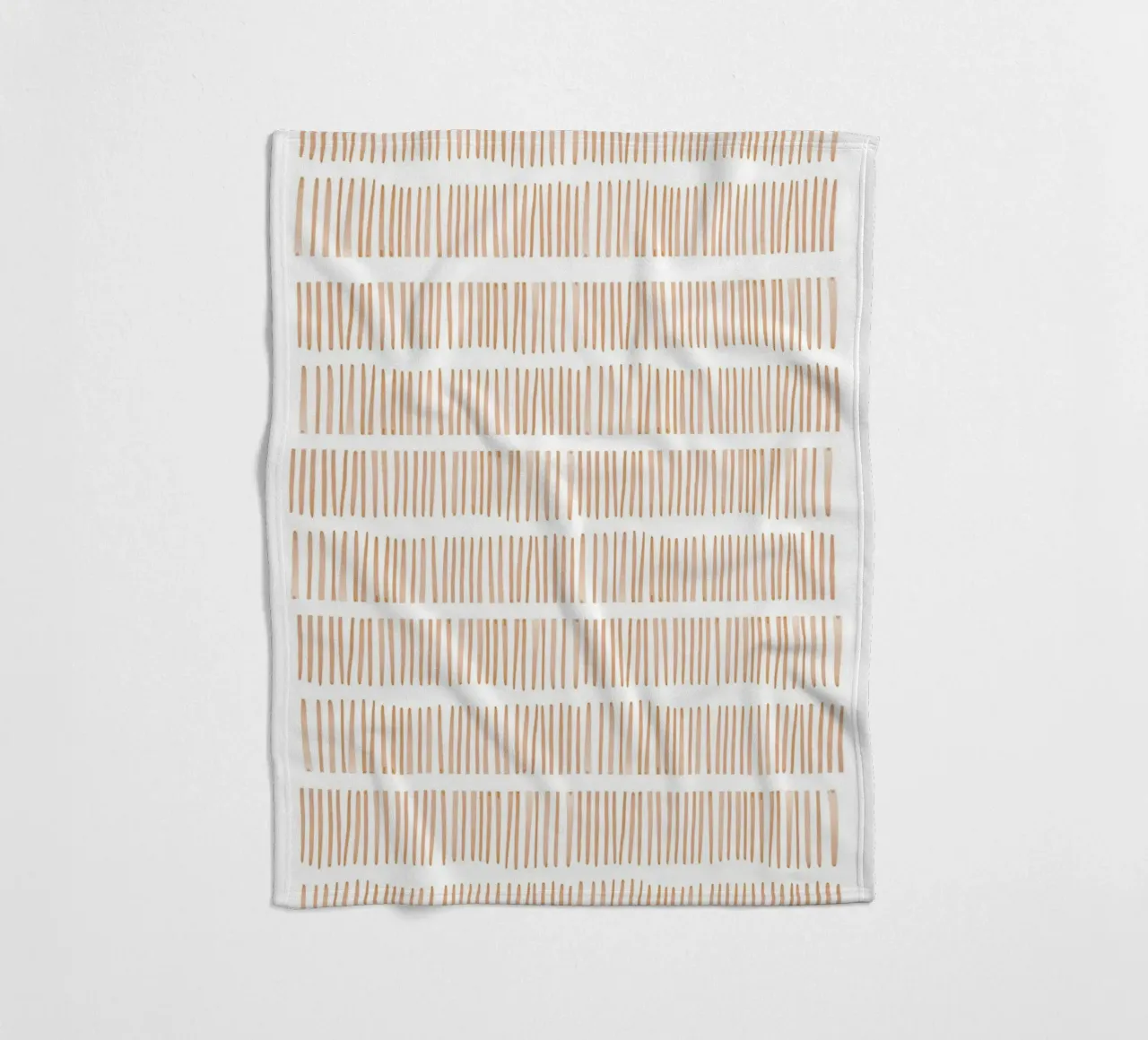 Modello a linee verticali coperta in pile da Melloi Art Print