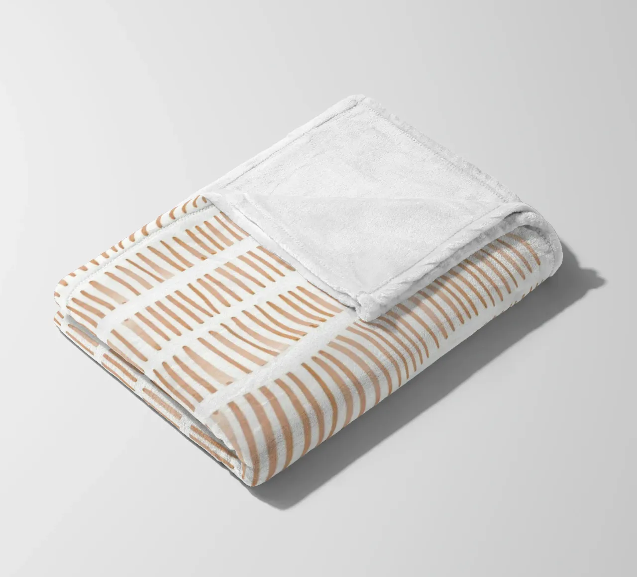 Modello a linee verticali coperta in pile da Melloi Art Print