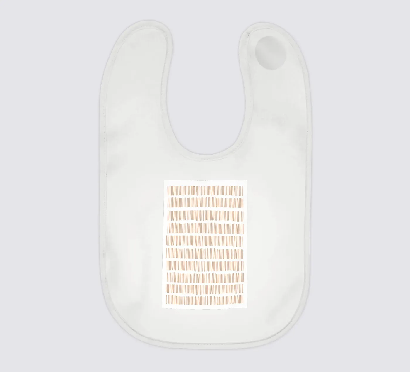 Vertical Line Pattern baby bib by Melloi Art Print