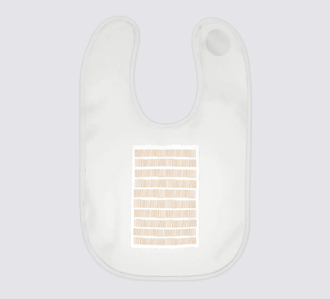 Vertical Line Pattern Babylätzchen von Melloi Art Print