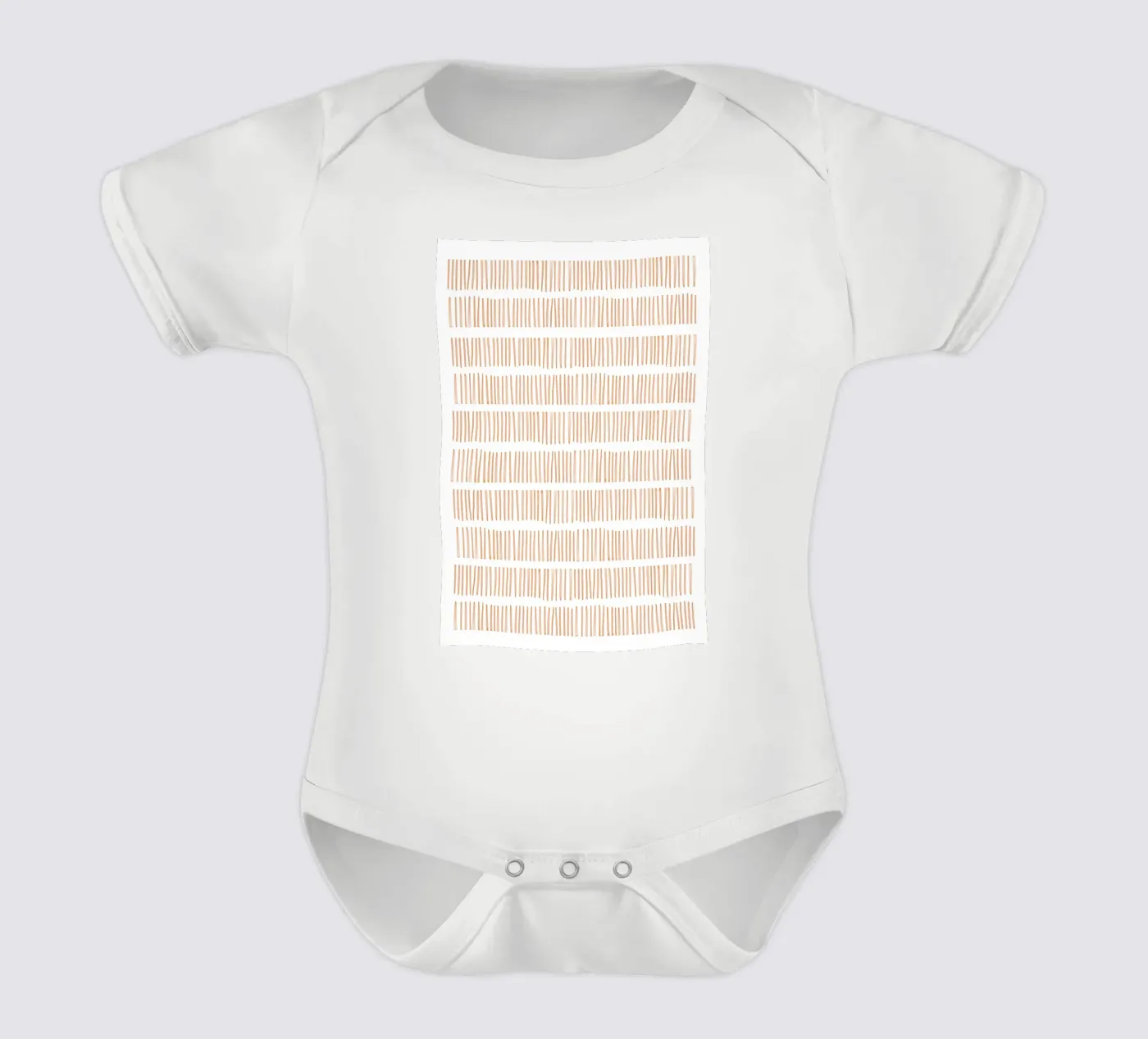 Vertical Line Pattern body bébé de Melloi Art Print