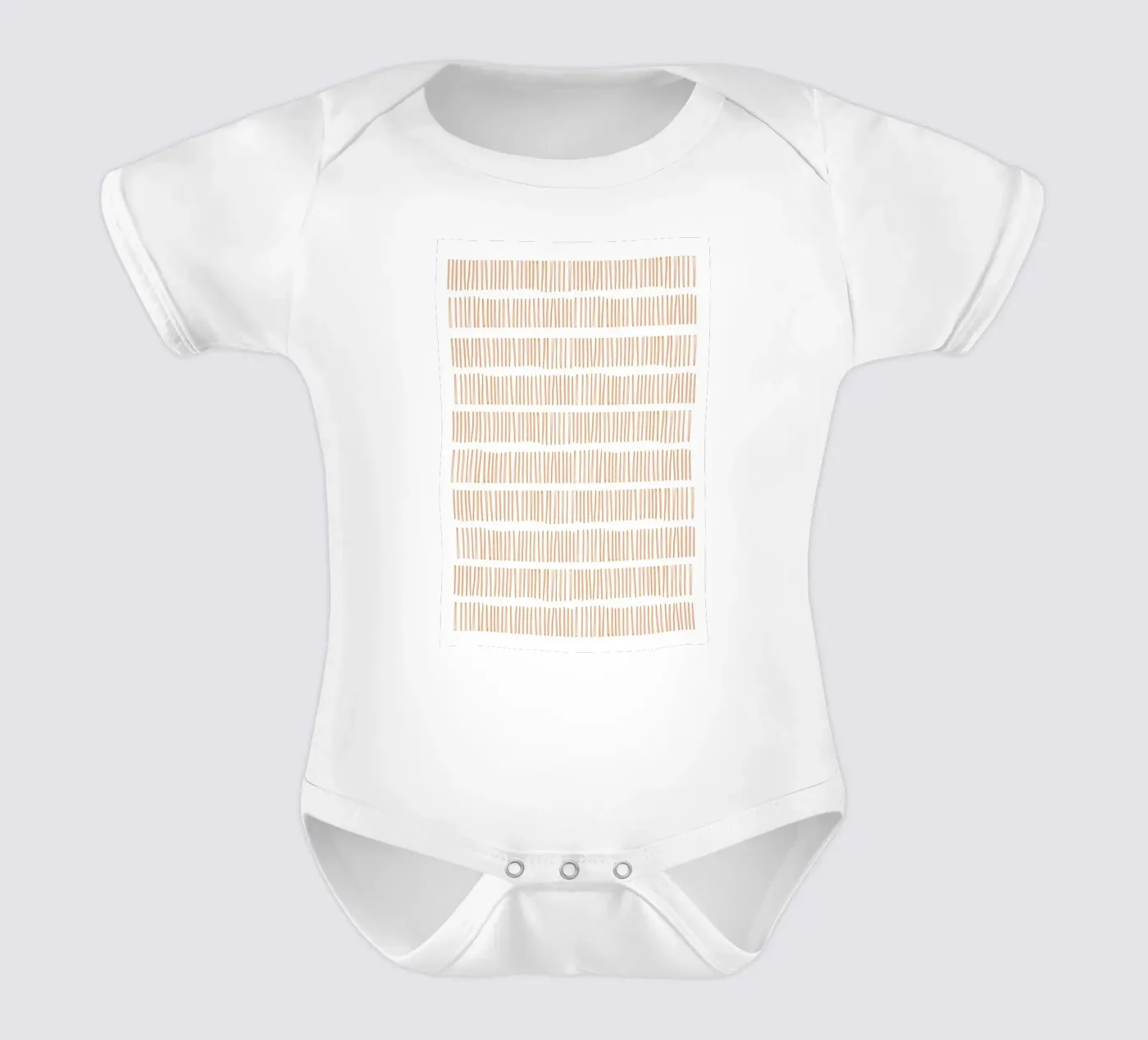 Vertical Line Pattern body bébé de Melloi Art Print