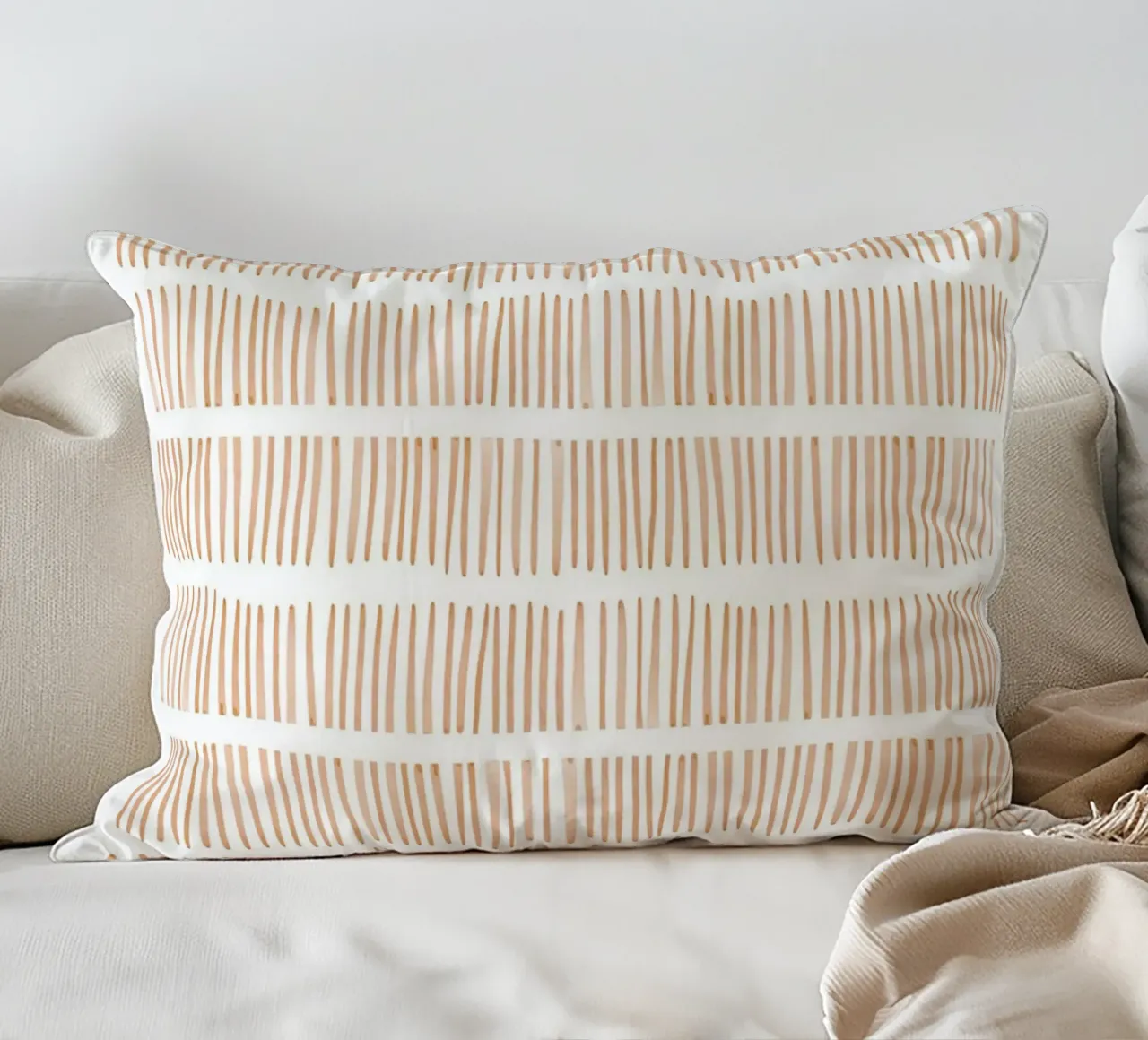 Modello a linee verticali cuscino da Melloi Art Print