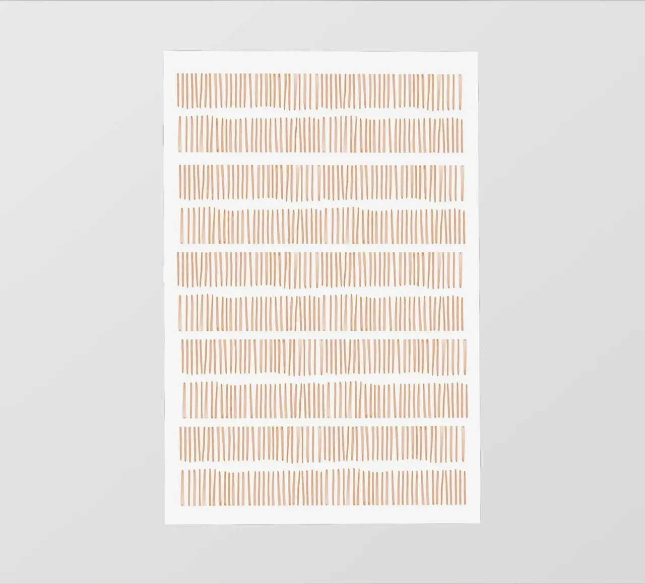 Modello a linee verticali pellicola backlit da Melloi Art Print