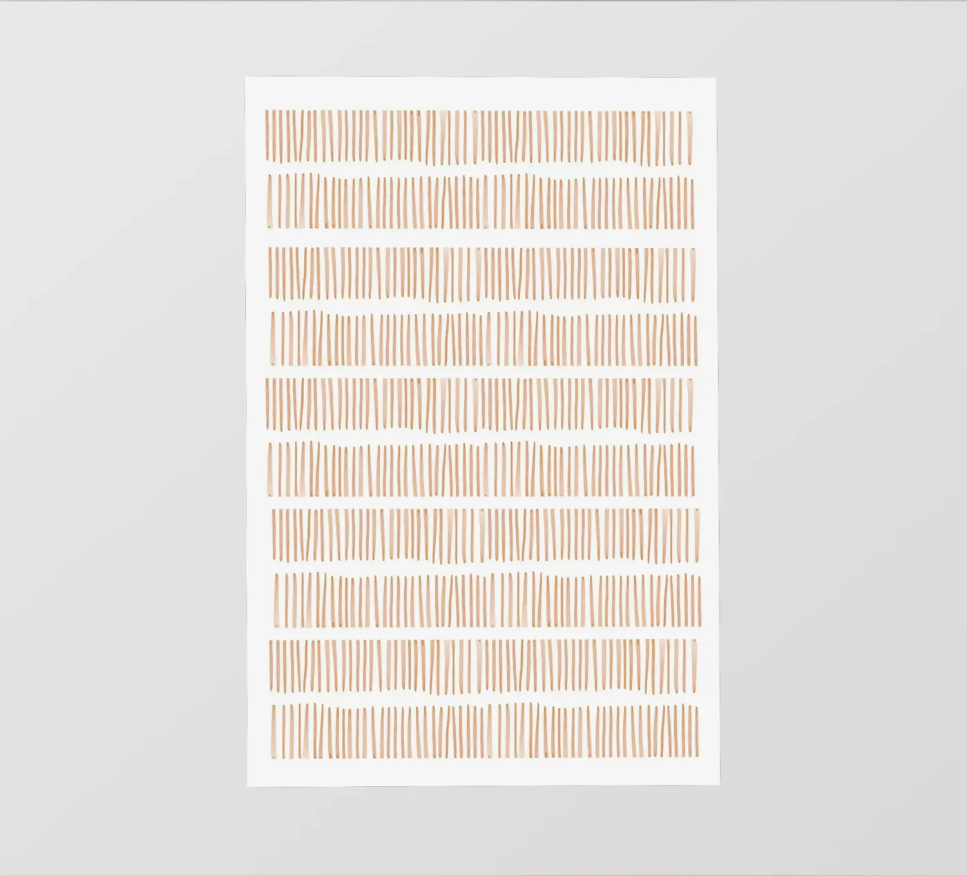 Verticaal lijnpatroon fotobehang van Melloi Art Print