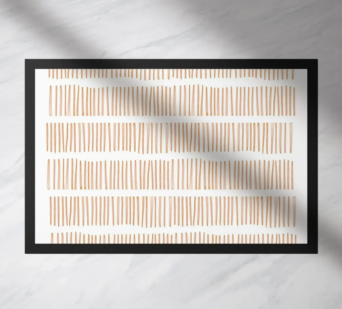 Vertical Line Pattern paillasson de Melloi Art Print