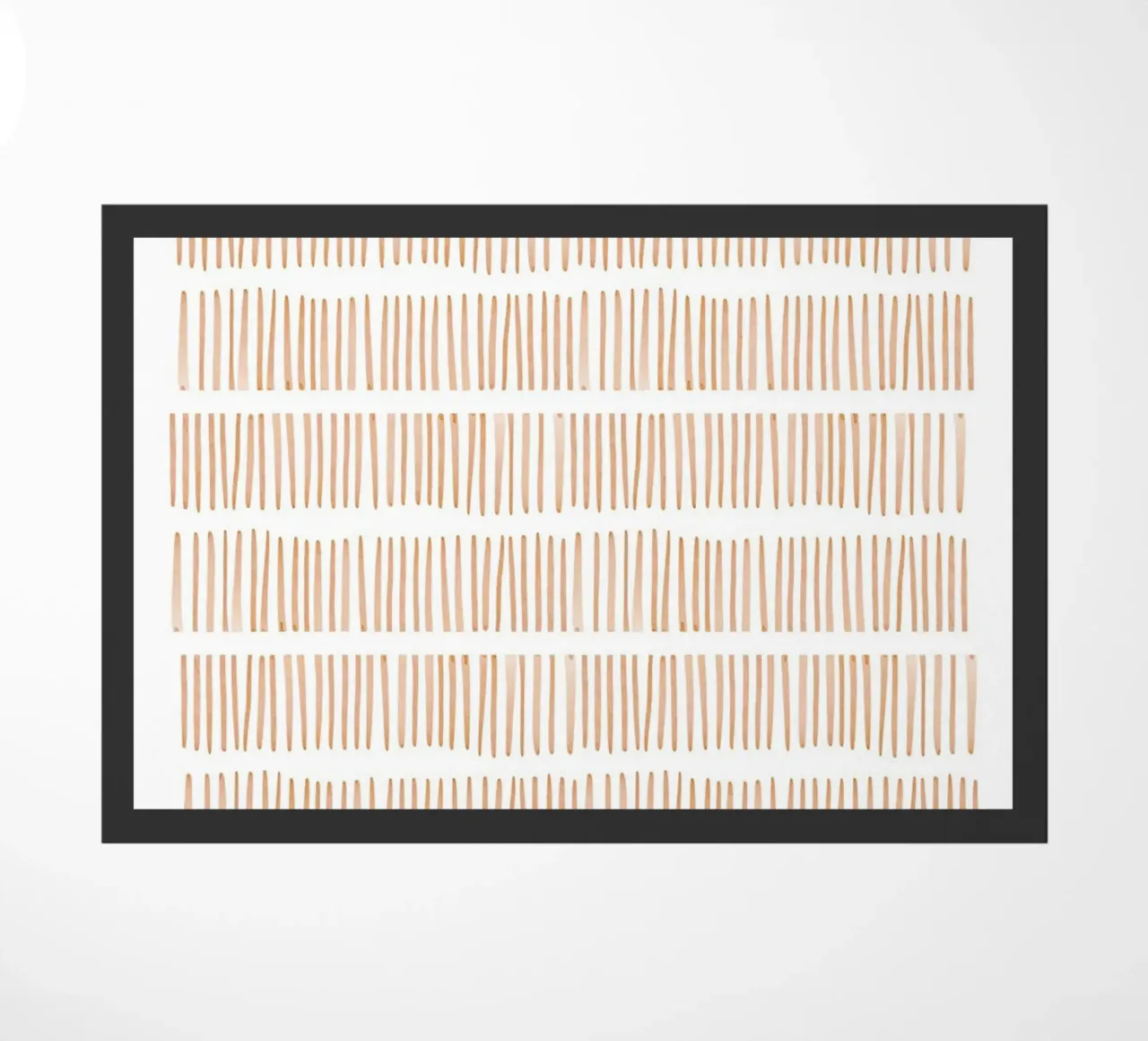 Modello a linee verticali zerbino da Melloi Art Print