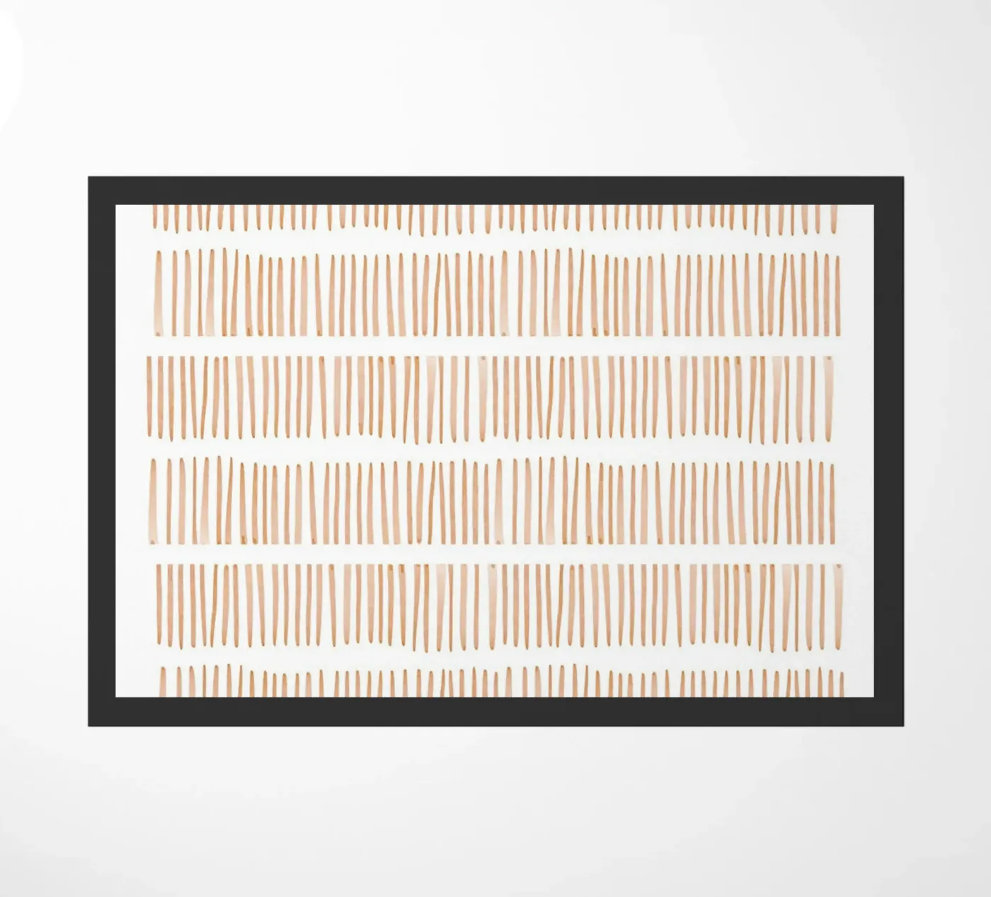 Vertical Line Pattern paillasson de Melloi Art Print