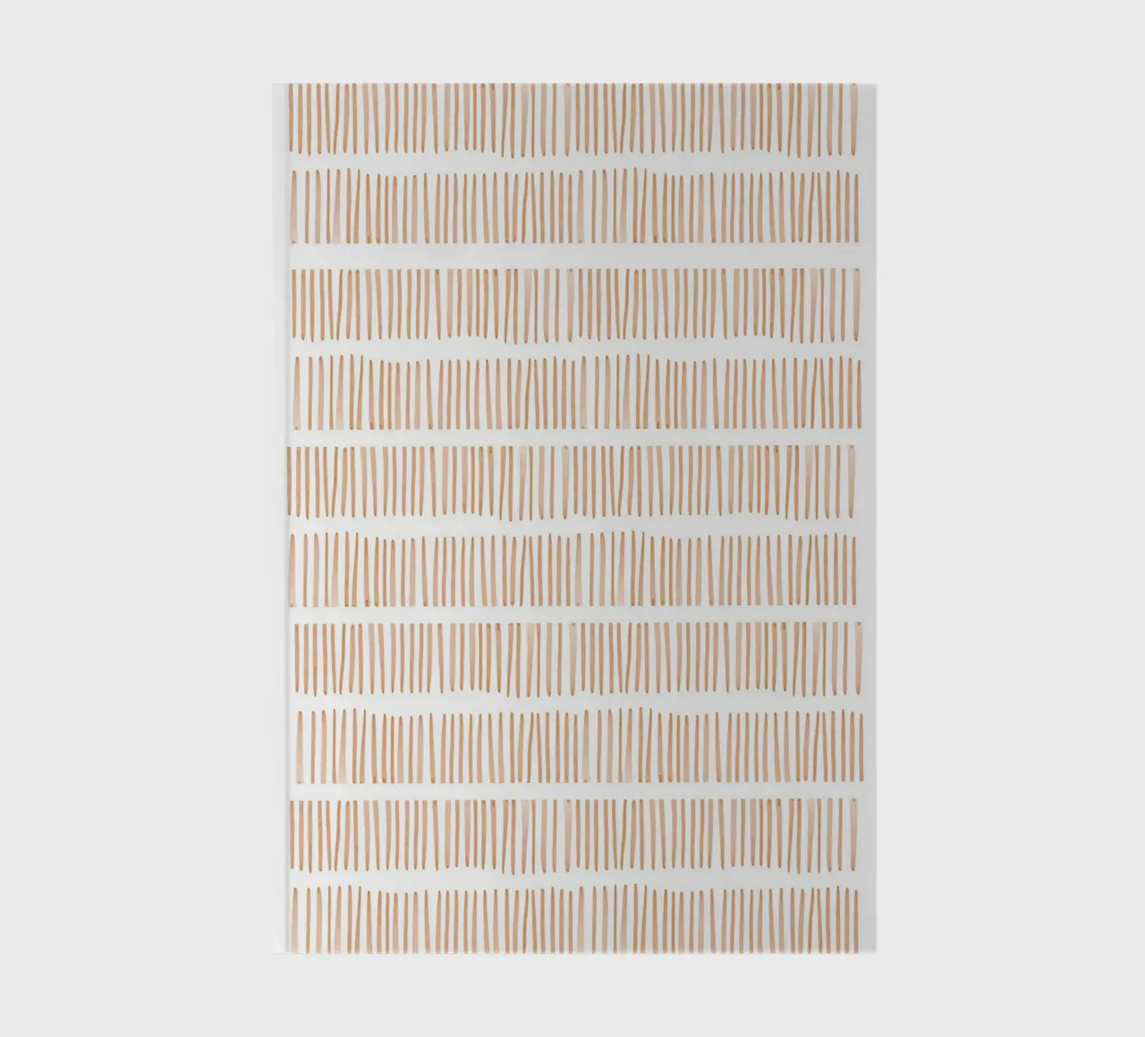 Vertical Line Pattern notebook by Melloi Art Print