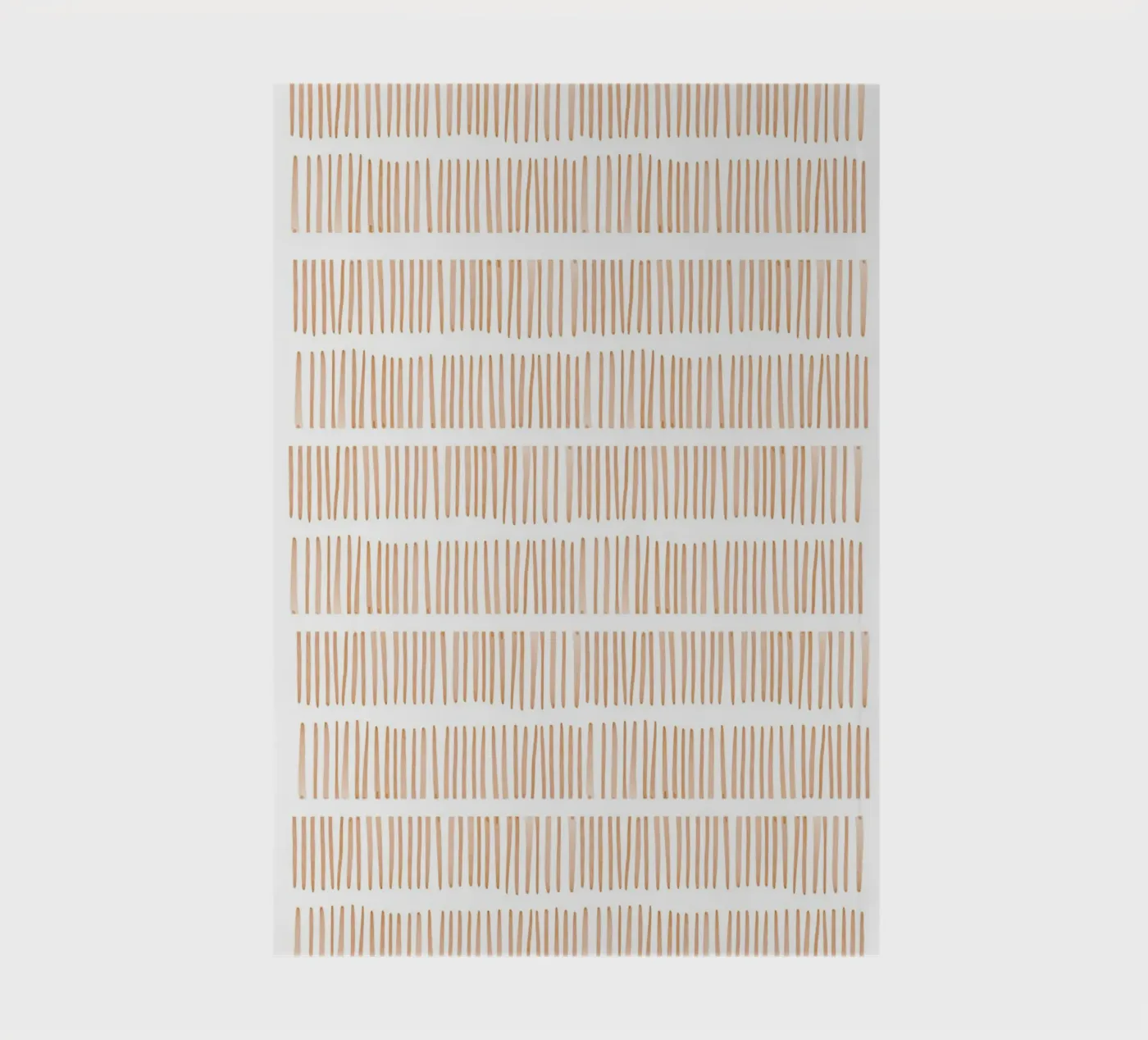 Vertical Line Pattern notebook by Melloi Art Print