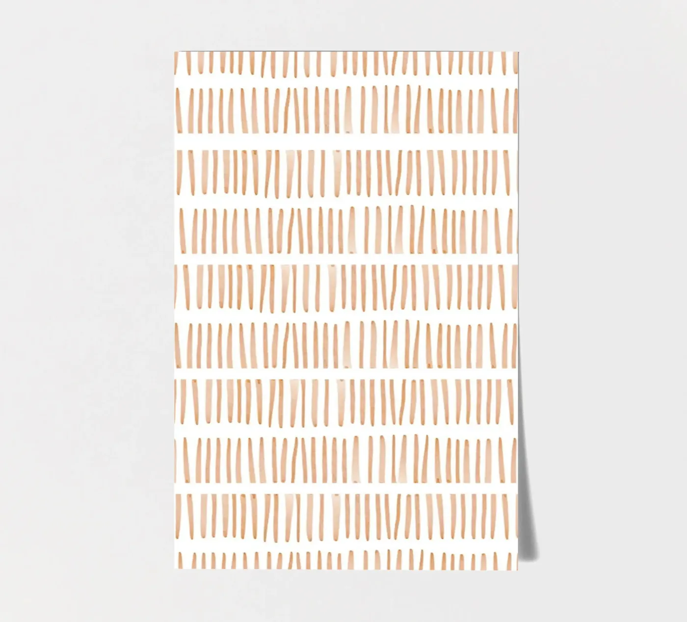 Vertical Line Pattern foglio adesivo da Melloi Art Print