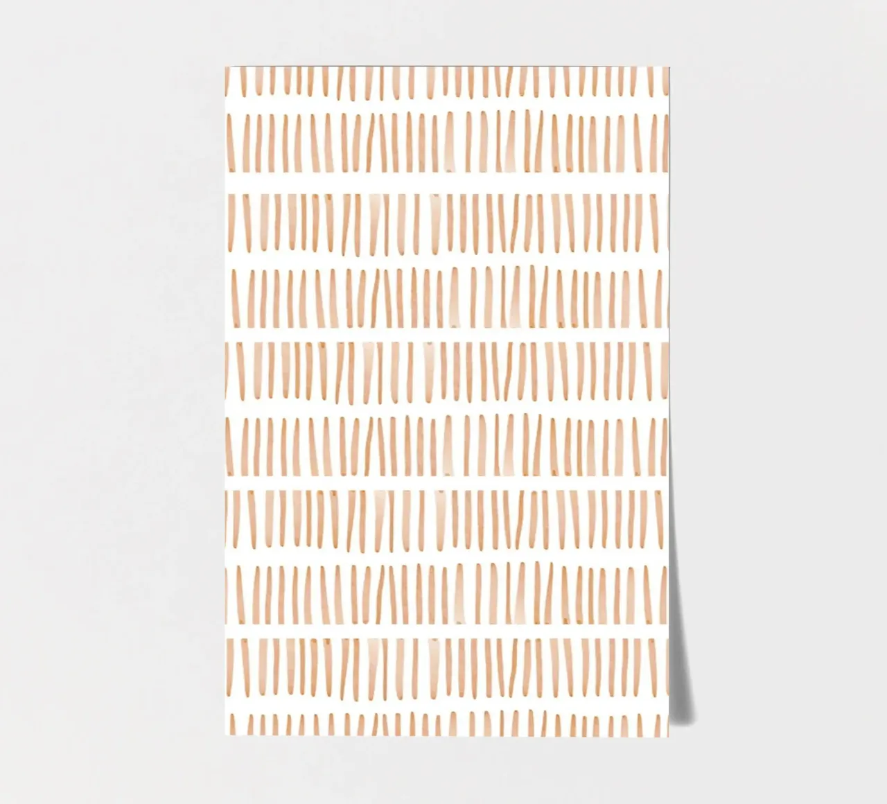Vertical Line Pattern sticker sheet by Melloi Art Print