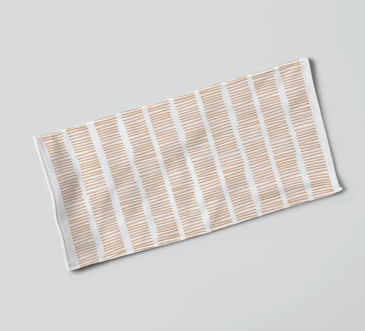 Vertical Line Pattern towel by Melloi Art Print